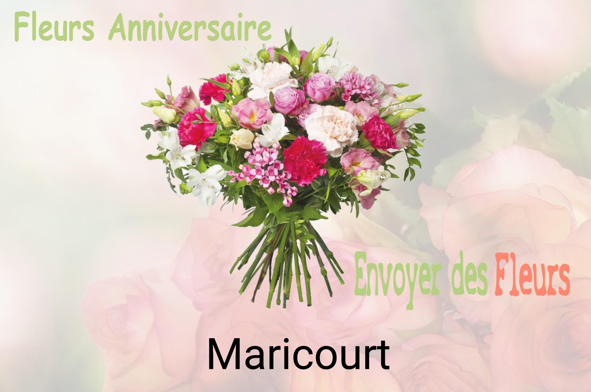 Bouquet de fleurs d’anniversaire livré à Maricourt